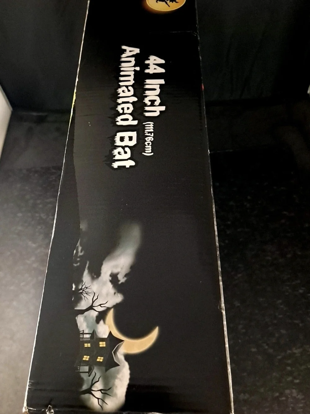 44-Inch Animated Bat Halloween Decoration - With 75 Lights